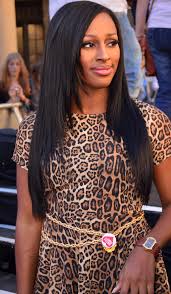 The English singer Alexandra Burke