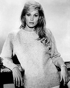 The Actress Ursula Andress stared in the James Bond movies