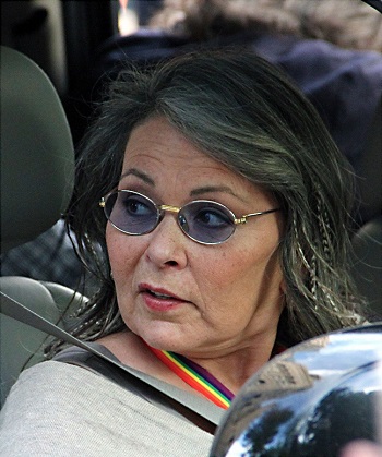 The American Actress Roseanne Barr