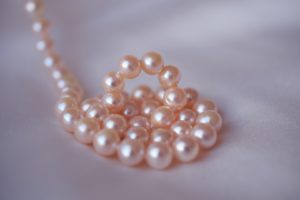 Saltwater pearls grow within pearl oysters